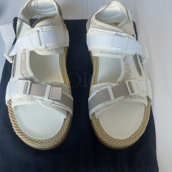 Guaranteed Authentic Dior Men’s Atlas Sandals - White - Size 43 - New - Picture 9 of 10